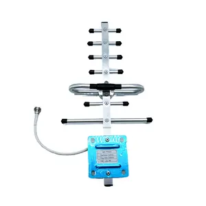 Amplificador de señal de antena Yagi de 5 unidades para exteriores con antena Yagi de 698-2700MHz de frecuencia completa direccional de alta ganancia