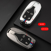 Étui de protection pour clé de voiture en alliage de zinc et gel de silice pour Maserati Levante Ghibli Levante Quattroporte, porte-clés, sac