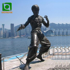 Célèbre Bronze Chinois Kungfu L'acteur <span class=keywords><strong>Bruce</strong></span> <span class=keywords><strong>Lee</strong></span> - Product Image 2