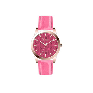 นาฬิกาอะนาล็อกสุดเสน่ห์ของควอทซ์สำหรับผู้หญิงเคสอัลลอยดีไซน์กริดโลหะตัวเรือนสายหนังหน้าปัดกระจกหน้าต่างสไตล์ญี่ปุ่น - Product Image 3