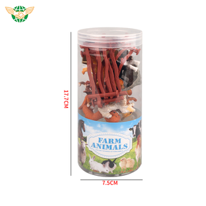 Nuevo modelo de juguetes para perros de <span class=keywords><strong>PVC</strong></span>, 12 Uds., varios perros y 1 <span class=keywords><strong>caseta</strong></span> de <span class=keywords><strong>perro</strong></span>, 1 Montaña y 4 vallas, juguetes pequeños simulados para perros para niños - Product Image 6