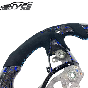 Volante Universal de fibra de carbono forjado para Hyundai ElAnt Rand I30n I20N Veloster <span class=keywords><strong>N</strong></span> Elantra <span class=keywords><strong>N</strong></span> M/T CN7 - Product Image 2