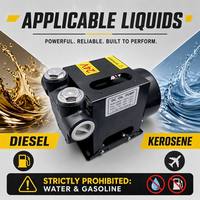 Pompa Oli Diesel Kecil High Lift 12V24V Pompa Pengisian Bahan Bakar Kendaraan Pompa Pengiriman Bahan Bakar Efisiensi Tinggi 550W60 Liter Per Menit Cocok