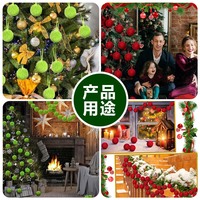 Pompon vert moelleux de 8 cm pour sapin de Noël, boule de fourrure douce, accessoire pour vêtements, chaussures, chapeaux, décoration festive de Noël, artisanat décoratif