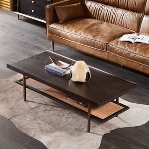 ATUNUS Console <span class=keywords><strong>TV</strong></span> 3 portes en bois de rotin naturel nordique moderne Meuble pour salon - Product Image 5