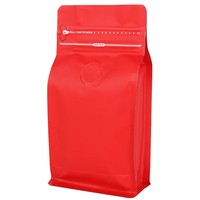 Sacs Ziplock en PE Personnalisables (Couleur/Taille/Épaisseur) avec Fond Carré et Fermeture Éclair Supérieure, Anti-Humidité, pour Emballage Alimentaire (Café, Gelée, Snacks)