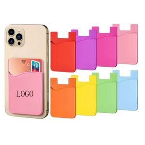 Promotional Mobile Phone Silicone Back Sticker Card Holder Promotional Gift Mobile Phone Silicone Card Holder Custom Logo - Product Image 5