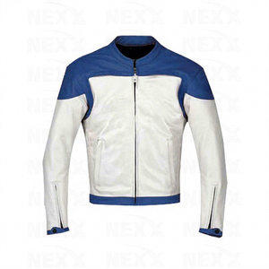 High Quality Men's Leather <b>Waterproof</b> Windproof Plus Size Motorbike Jacket Sportswear with Custom Colors and Logo for Adults - Product Image 1