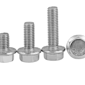 Heldere RVS304 zeskantflensbout met moer, DIN6921 hoge precisie roestvrijstalen bevestiging voor apparatuur in de chemische industrie - Product Image 3