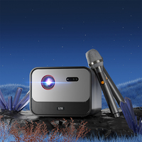 2024 último Google TV Mini proyector 2200 Ansi Lumen DLP Full HD 1080P portátil Home Theater holograma proyector para teléfono móvil