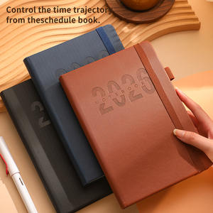 Nuovo arrivo 2026 A5 Notebook con calendario di 365 giorni Agenda in pelle portatile libro piano giornaliero cancelleria per la scuola e l'ufficio - Product Image 2