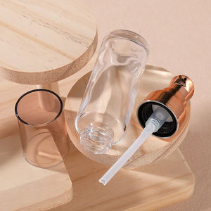 Emballage de maquillage pour fond de teint de 30ml Bouteille de lotion en verre de luxe transparente - Product Image 6