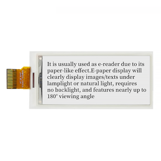 2.9inch-E ink Screen E-paper Display Module Monitor ,Bendable, Anti-drop and Nnot Easy to Break