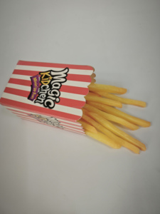 Scatole Personalizzate per <span class=keywords><strong>Popcorn</strong></span> Mini, Riciclabili, in Carta Artistica Pieghevole di Grado Alimentare con Lamina Dorata - Product Image 5