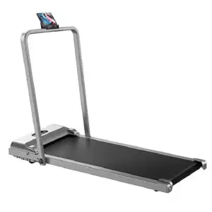 Matras berjalan treadmill di bawah konter, gym komersial dapat dilipat pelari sangat tipis