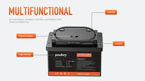 12V 100AH Trọng lượng nhẹ LiFePO4 Pin cho RV Marine thuyền trolling động cơ Drop-in thay thế 10 năm tuổi thọ <span class=keywords><strong>Lithium</strong></span> <span class=keywords><strong>Ion</strong></span> gói - Product Image 5