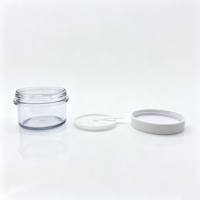 Flacon vide en plastique PET de 100 ml pour lotion, crème hydratante, crème pour le visage, cosmétique, texture lisse, conteneur léger, couvercle à vis, logo personnalisé, OEM
