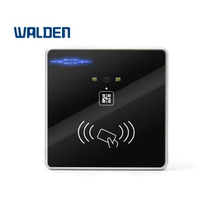 Kiểm Soát Truy Cập Tầm Xa Thẻ Thông Minh QR Code Reader Giá Wiegand RS232 RS485 Cổng 13.56Mhz HF IC RFID Reader