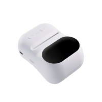 Printer Label Termal Mini Nirkabel 57mm untuk Android/iPhone 203dpi Printer Stiker Portabel untuk Teks untuk Pelajar dan Anak-anak