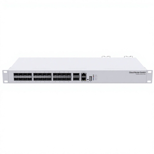 CRS326-24S+2Q+RM PoE Cloud Router Switch Stackable with SNMP and QoS Functions Managed Ethernet Network Switch