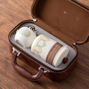 Travel Tea Set Portable Kung Fu Tea Set Small Set Outdoor Tea Pot Quick Cup Gift Gift Box Wholesale - Product Image 2