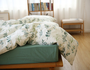 Parure de <span class=keywords><strong>lit</strong></span> en coton, ensemble de literie avec motifs imprimés personnalisés 100% - Product Image 1