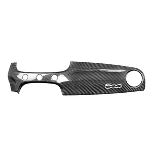 Phụ kiện nội thất 2016 2023 cho Fiat 500 Bảng điều khiển sợi carbon Shasha (Verson tay lái bên trái) - Product Image 1