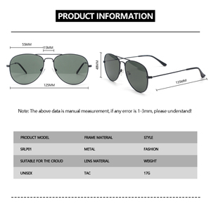 Venta al por mayor Gran Oferta UV400 Metal Moda Polarizada Lunette De Soleil Sombras De Lujo Diseñador Personalizado Gafas De Sol De Cristal Hombres y Mujeres - Product Image 2