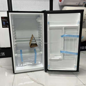 Mobile 6L <b>Refrigerator</b> for Office With Copper Pipes Bottom Freezer With Water Dispenser Stainless Steel Free Table Smart Black M - Product Image 4