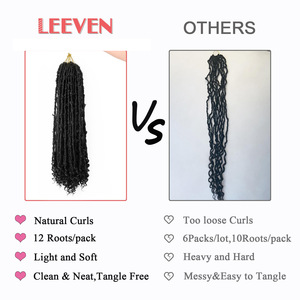 Peluca de Crochet con Trenzas de 3 Hebras - Cabello Sintético Suave y Sedoso, Aspecto Natural y Sin Enredos, Limitado a Una Pieza - Product Image 3