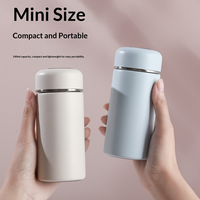 Mini Tasse Isotherme en Acier Inoxydable avec Séparateur de Thé, Anti-Fuite, Portable, Cadeau d'Affaires pour Hommes et Femmes