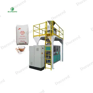 Yüksek doğruluk makine ambalaj tuz 50kg otomatik torbalama sistemi otomatik torbalama makinesi üreticileri için tuz