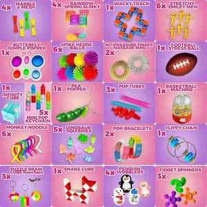 24 Days Custom Kids' <b>Advent</b> <b>Calendars</b> Small Bubble Christmas Sensory Fidget <b>Box</b> 24 Novelty & Gag Toys for Great Service Children - Product Image 3