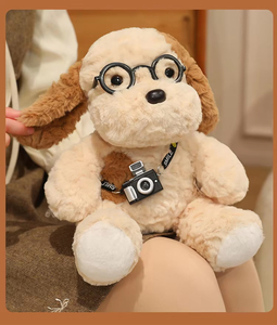 Peluche <span class=keywords><strong>de</strong></span> Perro Sentado, Colores Pastel, Juguete <span class=keywords><strong>de</strong></span> Peluche Súper Suave para Niños, Decoración para Habitación, Regalo - Product Image 6