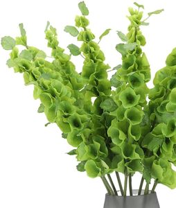Plantas Artificiales de Alta Calidad con Aspecto Realista, Hierba de Campana Verde, Hojas de Concha de Tacto Real, Plantas de Pagoda, Decoración Europea para Graduación y Navidad - Product Image 3
