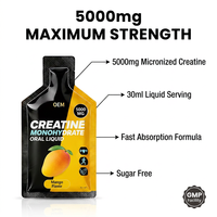 Créatine Monohydrate Liquide Buvable 5000mg Marque Blanche – 10 Pièces – Supplément Énergétique pour la Croissance Musculaire – Fournisseur OEM ODM