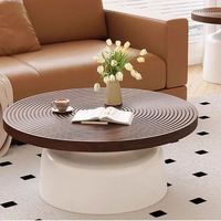 Table basse moderne noire/blanche pour petit salon, table d'appoint de canapé nordique simple, design multifonctionnel en contreplaqué et acier carbone