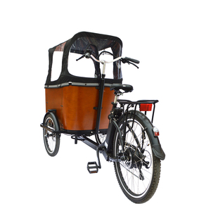 Vélo cargo électrique à trois roues, normes européennes, très vendu, modèle hollandais, pour famille, remorque, tricycle électrique, tricycle électrique urbain - Product Image 3