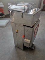 Oranje Citrus Snijder Automaat Commerciële Automatische Roestvrijstalen Motor 120W Zilver 20 Sinaasappelen/Min Fruitverwerking