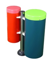 DEATS Ensemble de tambours de percussion chinois d'extérieur en acier inoxydable pour enfants 1000x889x942MM 39kg
