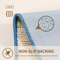 Tapis de porte personnalisé Hello absorbant l'eau paillassons de trappeur de saleté tapis de porte en polyester antidérapant lavable