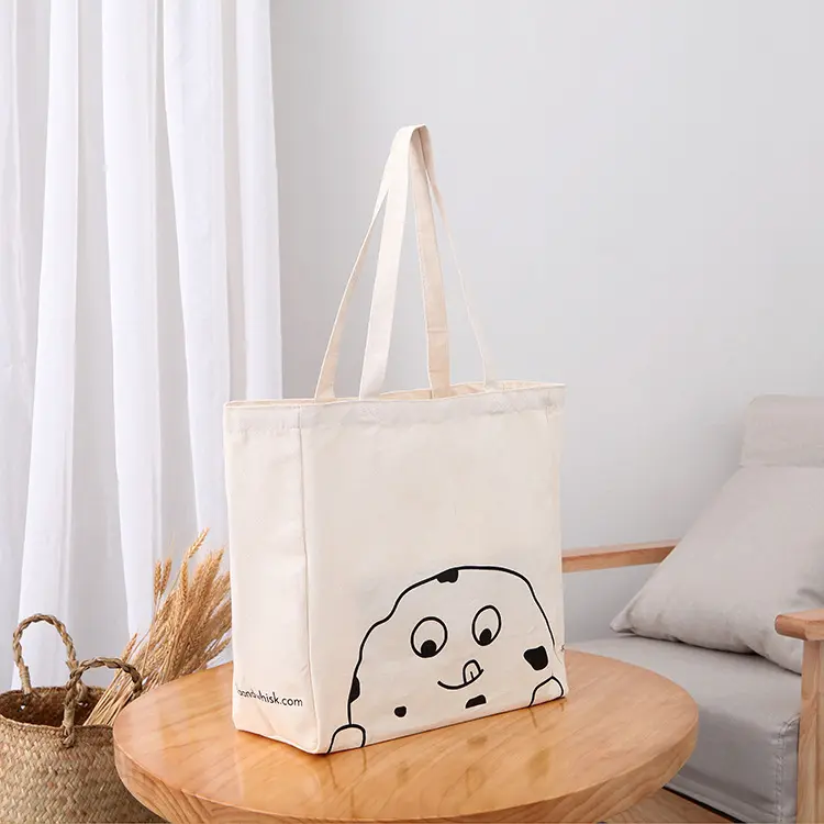 Custom Canvas Cotton Bags Natural Tote Bag Blank Canvas For Shopping