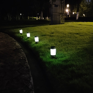ไฟสวนพลังงานแสงอาทิตย์ขนาดเล็กแบบพกพา ไฟสนามหญ้า LED สำหรับตกแต่งสวนและลานบ้าน - Product Image 4