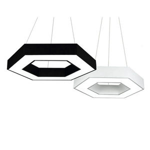 Lampe LED hexagonale pour <span class=keywords><strong>garage</strong></span>, design minimaliste, éclairage de décoration de projet, sans scintillement, 36W, CRI95, gradation vers le chaud - Product Image 3