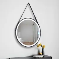 Круглое светодиодное зеркало для макияжа, туалетный столик со светодиодной подсветкой, зеркало для макияжа