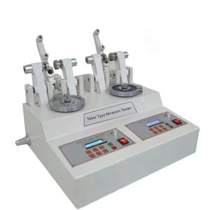Lab lederen slijtvastheidstestmachine Stof slijtage <span class=keywords><strong>tester</strong></span> ASTM D4060 Taber slijtage testapparatuur - Product Image 5