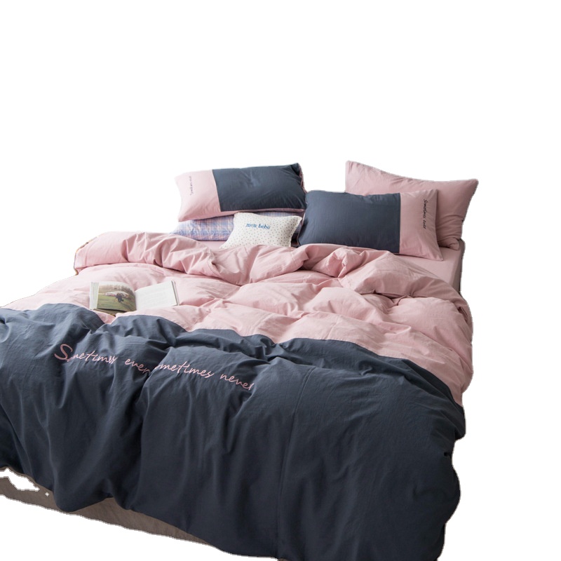 Комплект постельного белья из 100% хлопка с цветочным принтом на заказ, Комплект постельного белья в кашне