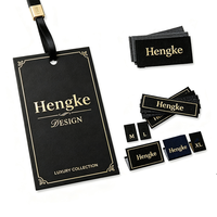 Sacs en papier écologiques de luxe personnalisés, finition brillante, noir et or, étiquettes d'emballage cadeau pour cadeaux et vêtements haut de gamme