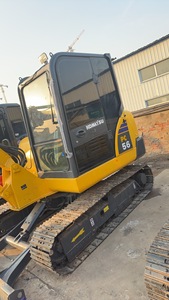 Excavadora pequeña Komatsu original japonesa de segunda mano, excavadora pequeña de cadenas de 5.5 toneladas, perfecta para granja, en stock para envío. - Product Image 4