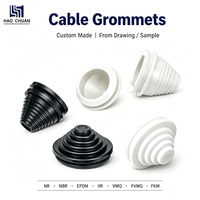 Passe-câble en caoutchouc sur mesure Shore 30-70A, résistant à la corrosion, en EPDM et silicone, protection de câbles pour systèmes de communication radar marins